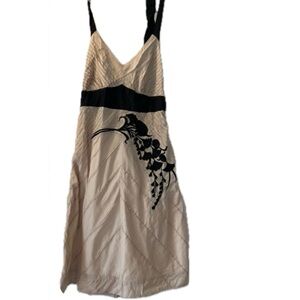 Anthropologie detailed embroidered halter dress | 12